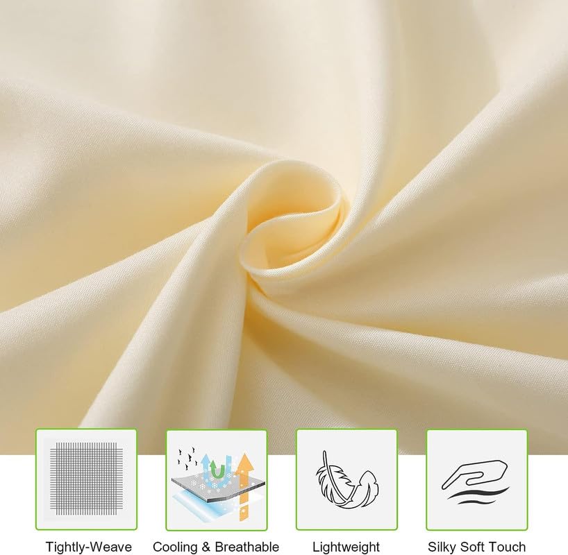 Double Bed Sheet Dyed-Beige