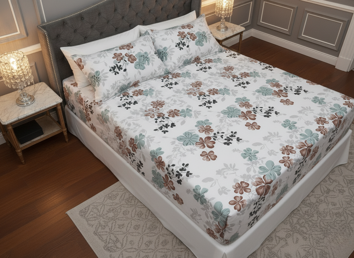 Fitted Bed Sheet - Wild Bloom