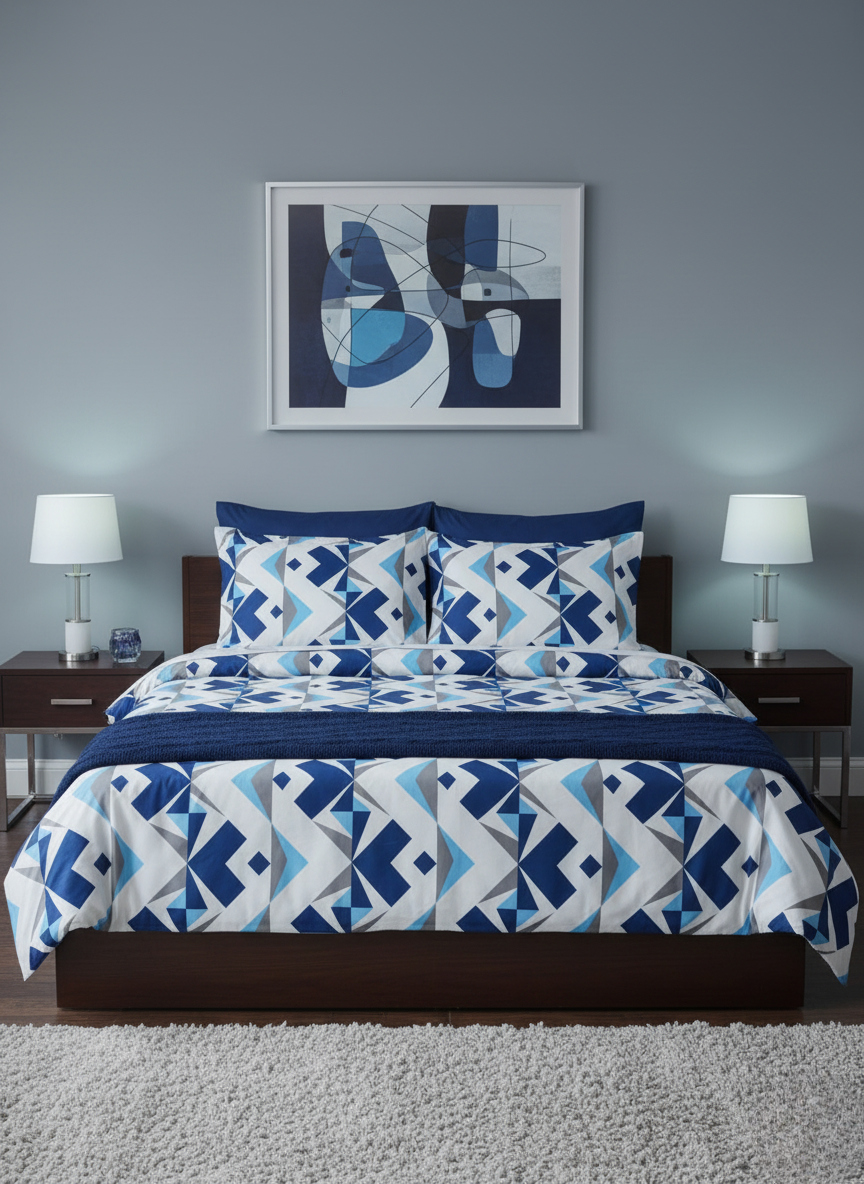 3 PC Double Bed Sheet - Niko