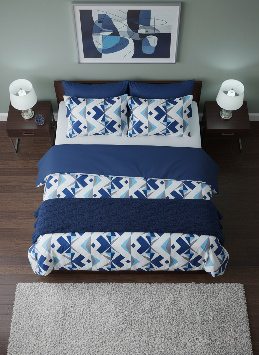 3 PC Double Bed Sheet - Niko