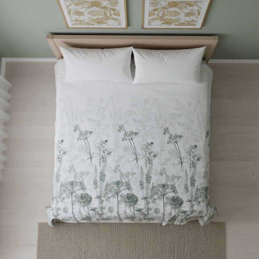 3 PC Double Bed Sheet - Sweet Meadow