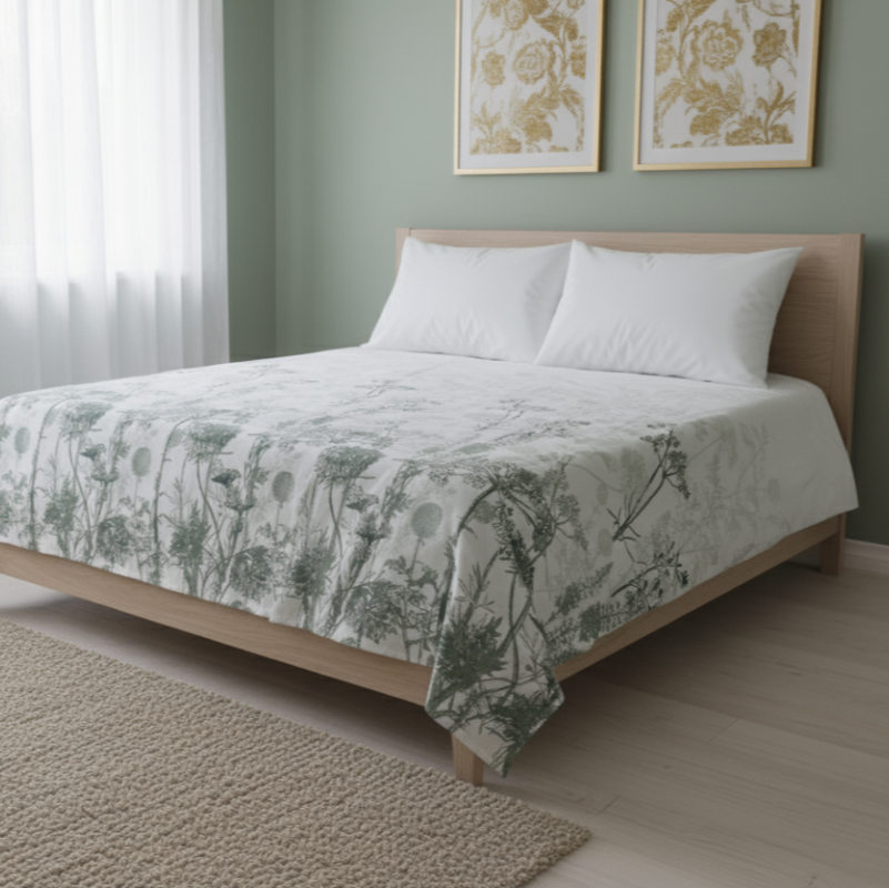 3 PC Double Bed Sheet - Sweet Meadow