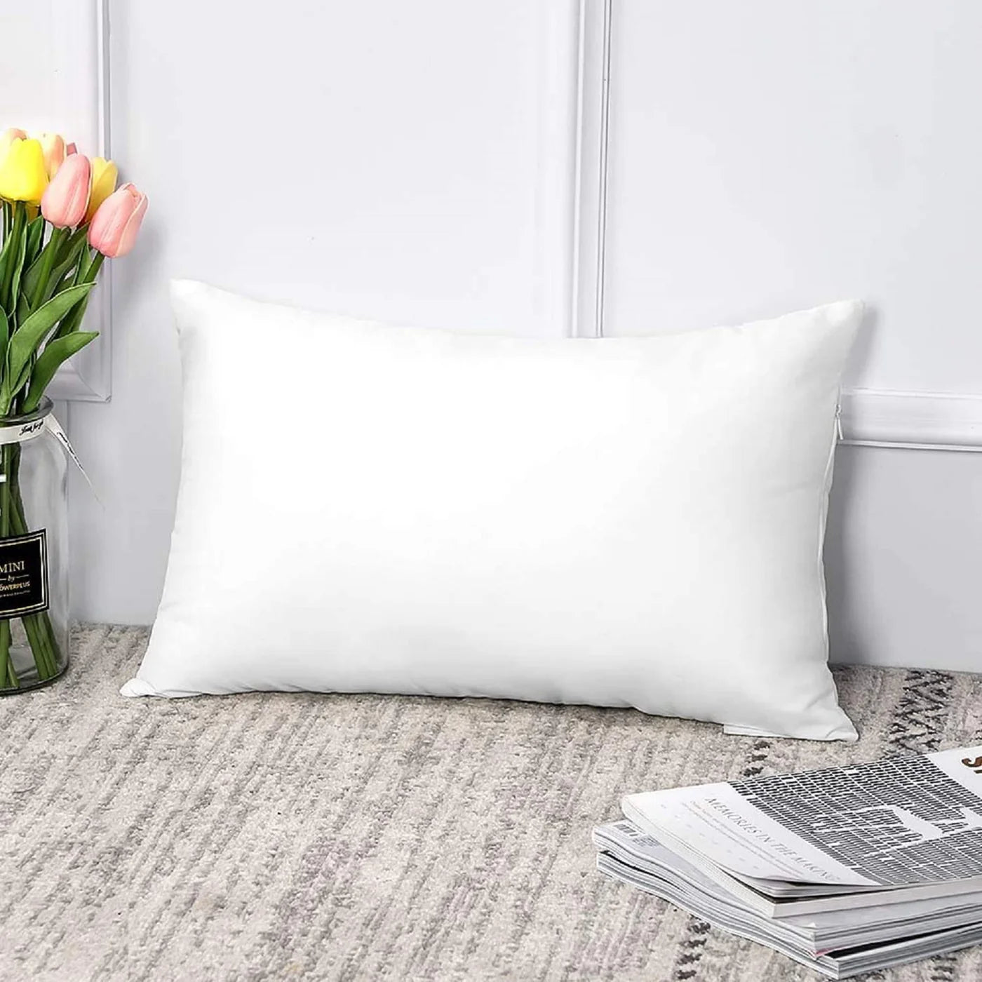 2 PCs Filled Pillow 900 Grams-White