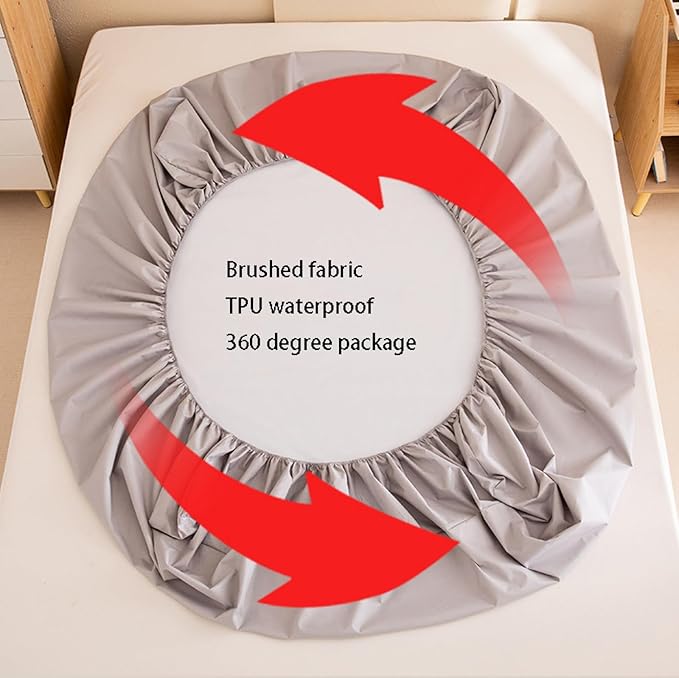 Fitted Bed Sheet - Beige