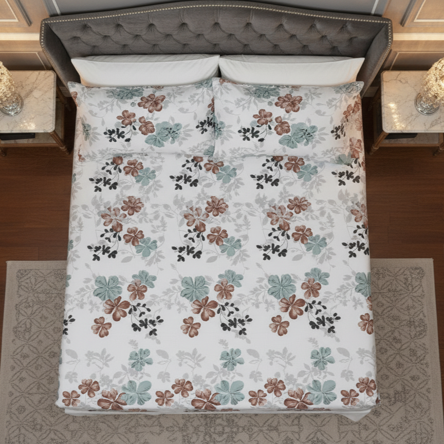 Fitted Bed Sheet - Wild Bloom