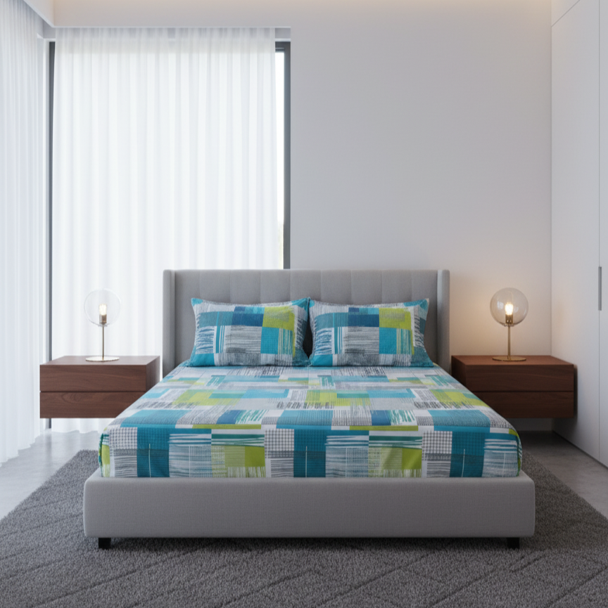 Fitted Bed Sheet - Puzzle