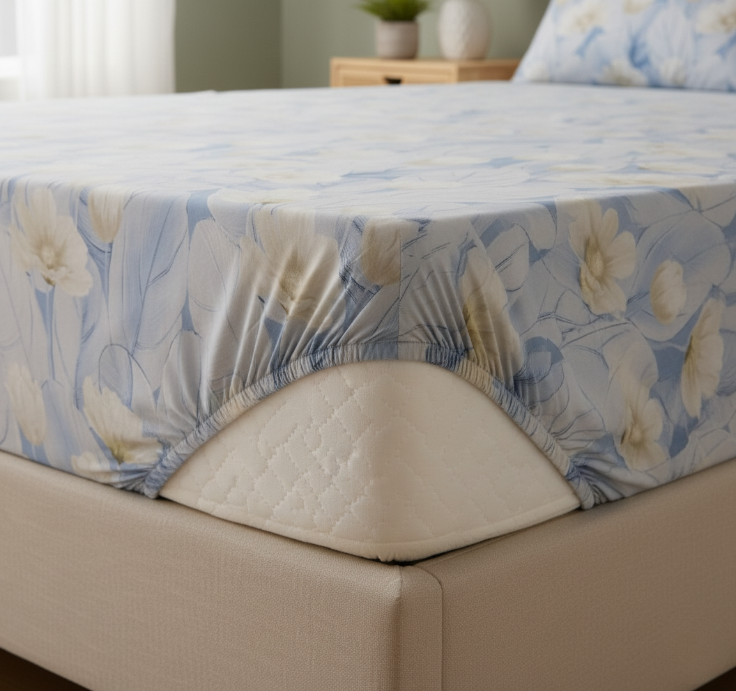 Fitted Bed Sheet - Tulips