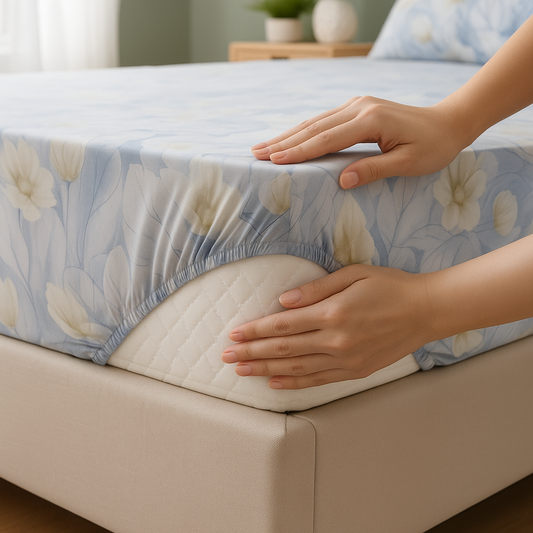 Fitted Bed Sheet - Tulips