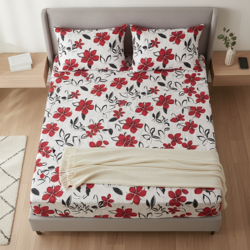 Fitted Bed Sheet - Corbett Floral