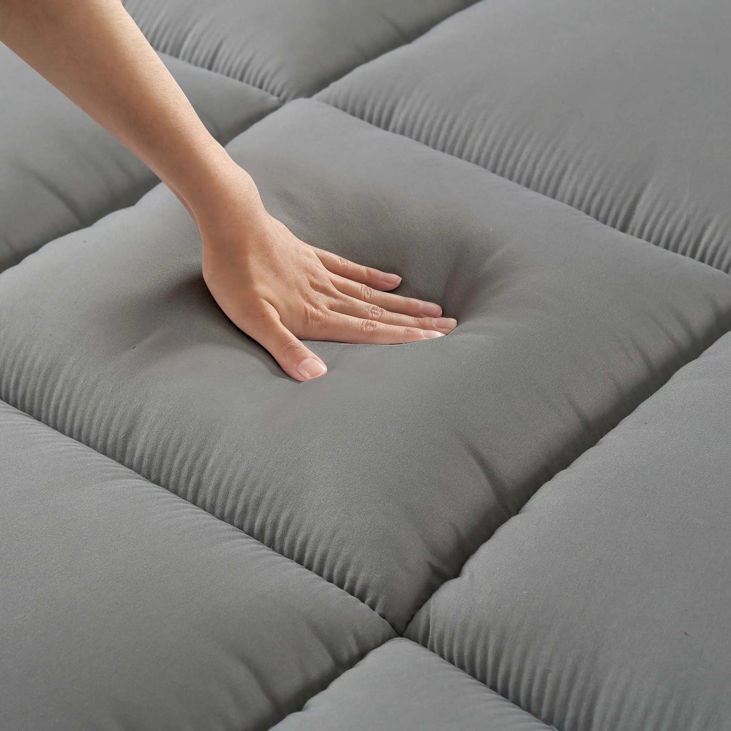 700 GSM Mattress Topper - Grey